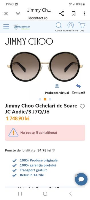 Ochelari Jimmy Choo
