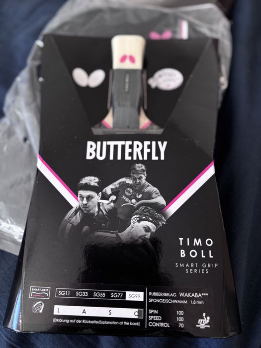 Paleta Butterfly SG99, husa, set de curatare Sunflex