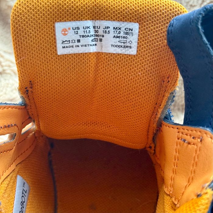 Детские кожаные ботинки Timberland