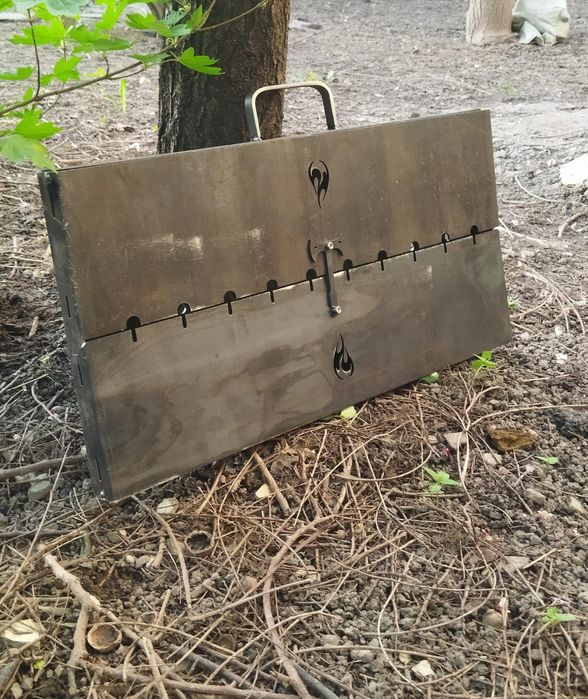 Складной мангал-чемоданчик