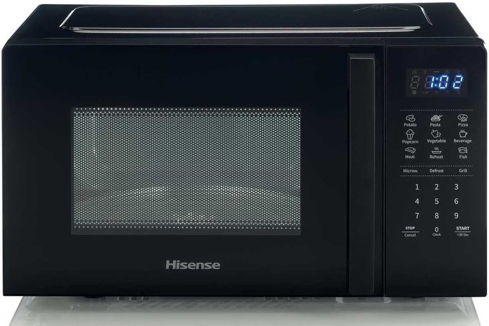 Микровълнова фурна с грил Hisense Microwave H20MOBS4HG 20L Черна 700W