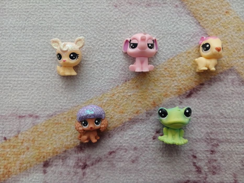 олдовские фигурки petshop