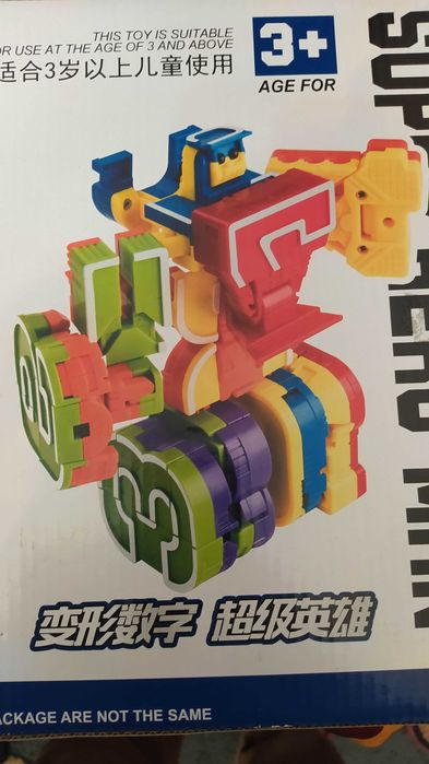 цифровой трансформер, цифры, блоки, трансформер