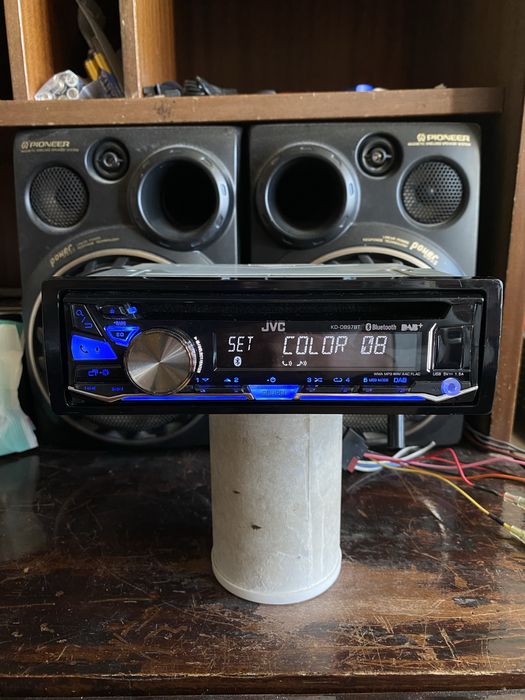 JVC KD-DB97BT- НАЙ ВИСОК КЛАС - 4V!!-USB Bluetooth CD авто радио за кола сд