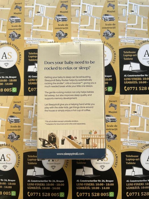 Leganator bebe automat SleepyTroll Baby Rocker Gen 2 Nou Sigilat