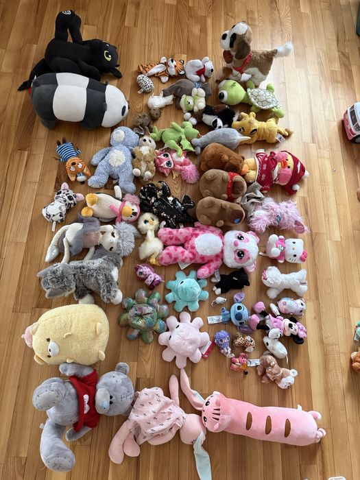 Мягкие игрушки, все за 35000