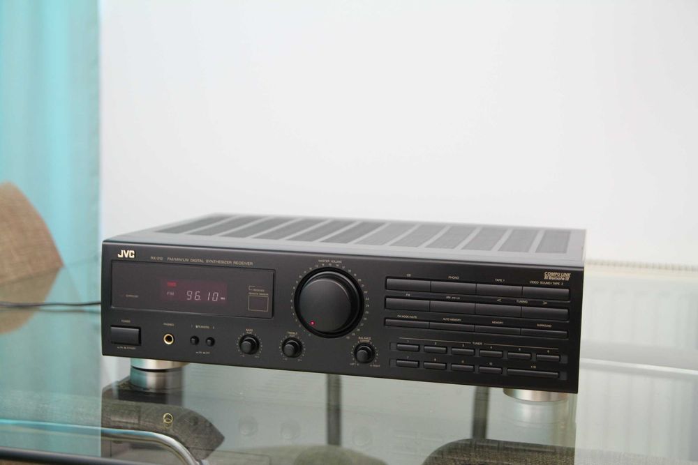 JVC RX-212 receiver 2 X 50 Wati 8 Ohmi fara telecomanda