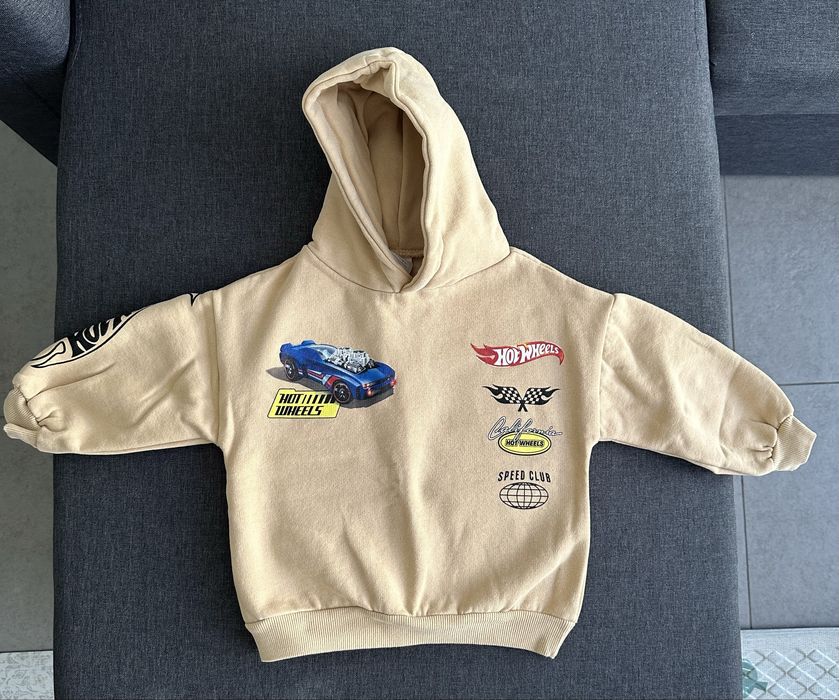 Детски суичър ZARA Kids x Hot Wheels - размер 98 см / 3 г.