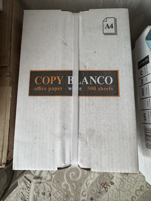 Бумага А4 по 2000 тг