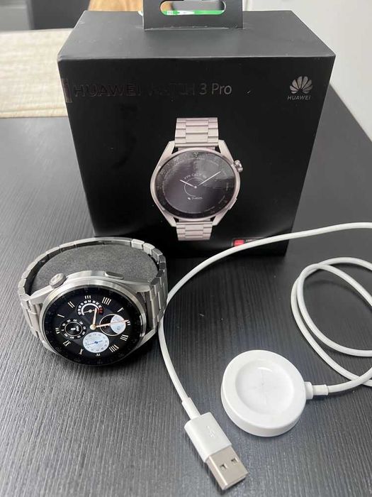 Huawei watch 3 PRO carcasa titan geam safir esim 48 mm