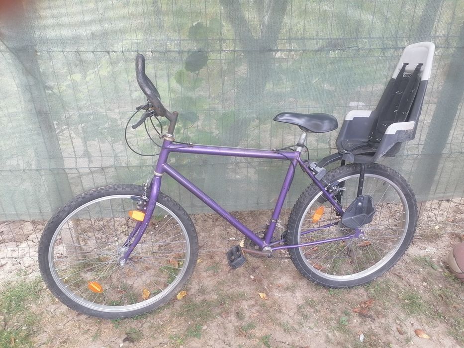 Bicicleta shimano cu scăunel copil 400lei și bicicleta de copi Shockwe