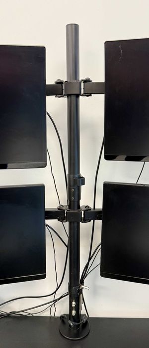 Pachet de 4x Monitoare LG UltraWide + Suport Profesional + HDMI Splitter 8 ieșiri + Birou