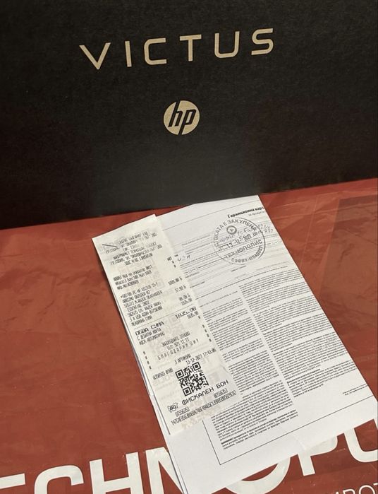 KATO HOB 512 15.6' HP Victus 8GB 15-FA0012NU Гаранция Technopolis 2025