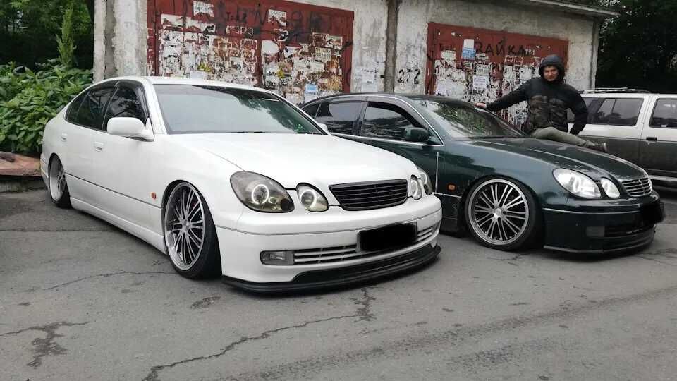 Губа ТТЕ переднего бампера Lexus GS300/Aristo