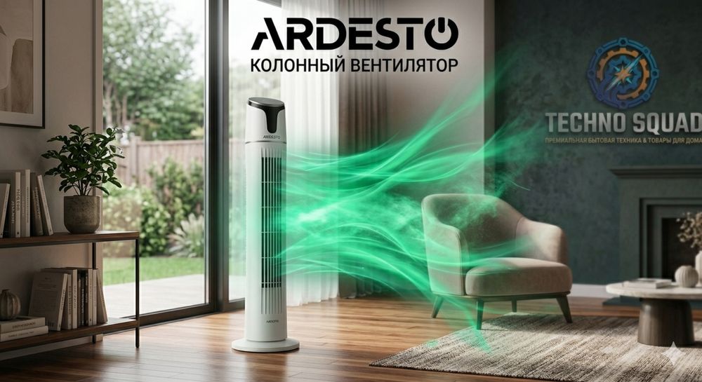 Новейший,совремменый вентилятор от Ardesto с 3 режимами работы.!