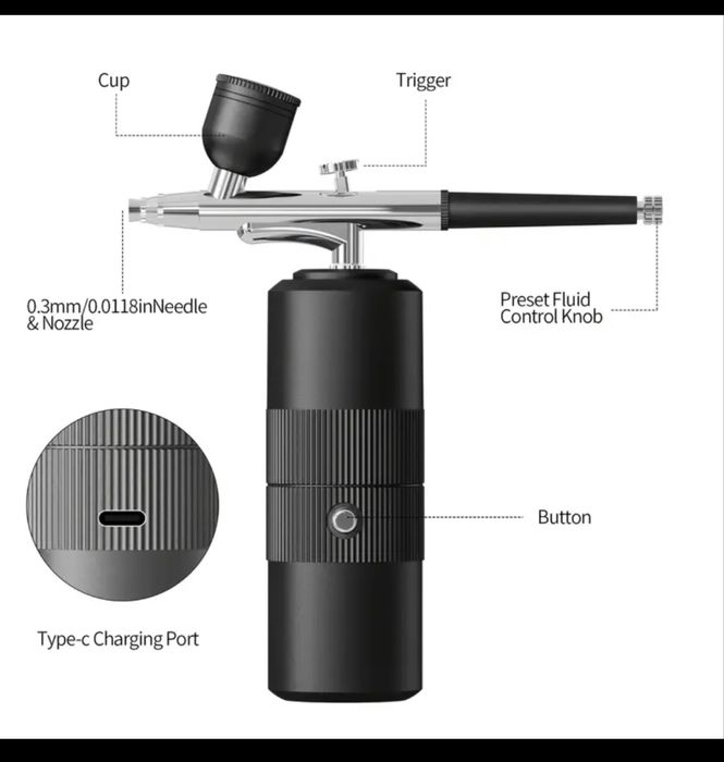 Аерограф за маникюр/грим/торти и тн.