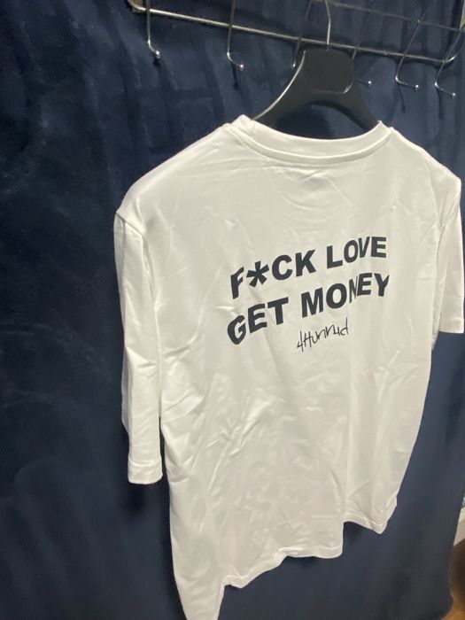 Нова бяла тениска с надпис направена от памук- размер XS,S,M