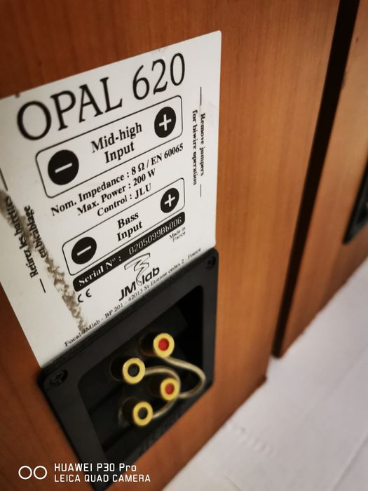 Boxe Jm Lab /Focal Opal, Chorus