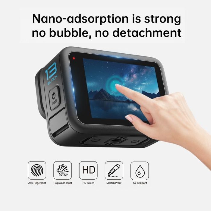 Комплект Стъклени Протектори за GoPro Hero 13 Black - 3 части