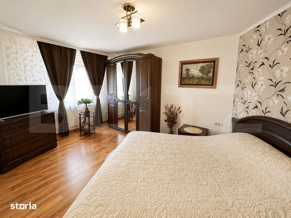Apartament cu scara interioara, 100mp, 5 camere, 2 bai, Cetate