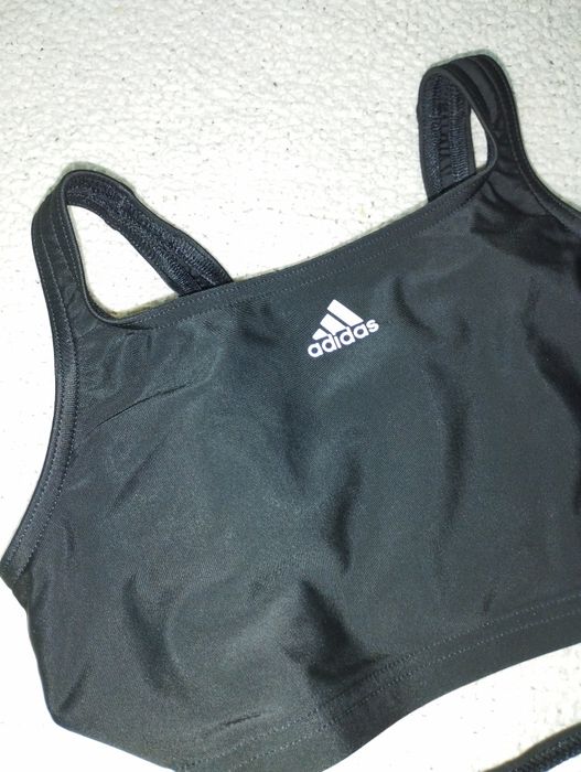 Бански 2 части за момиче Adidas е.140, черен