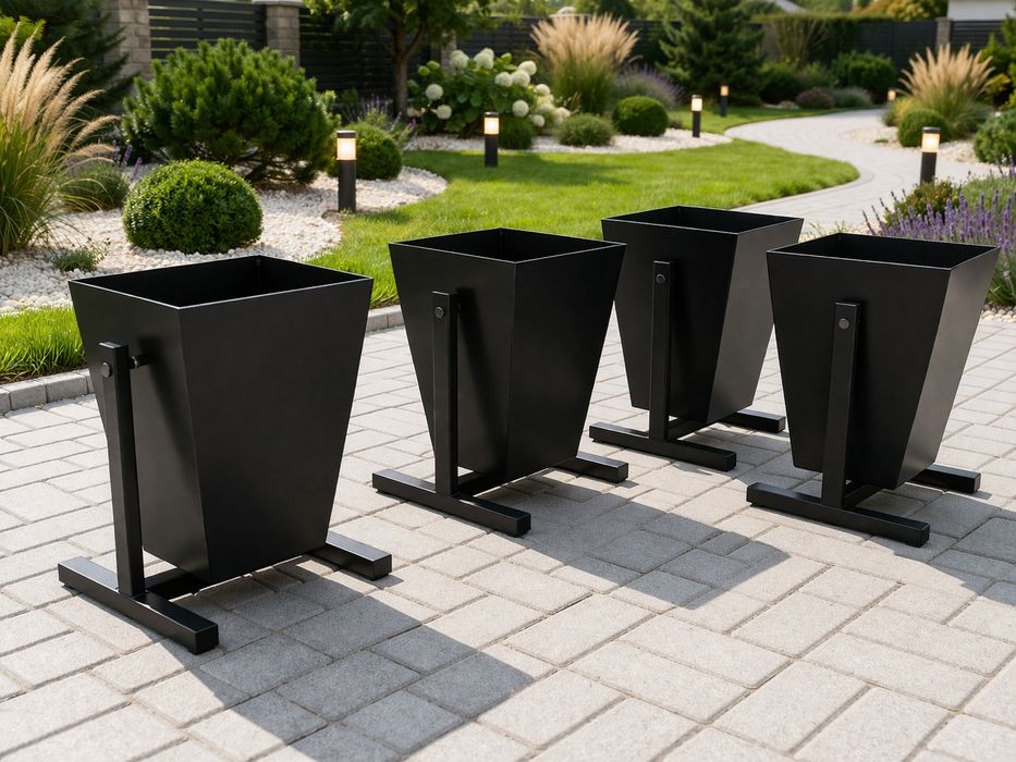 Урна уличная металлическая