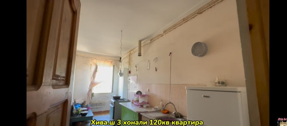 3 xonali kvartira sotiladi 120kv