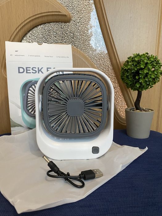 Ventilator de birou portabil Desk Fan – 3 viteze (NOU)