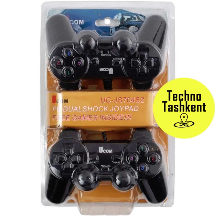 Aналоговый USB джойстик на пк 2в1, joystik (Garantiya) (Dostavka bor)