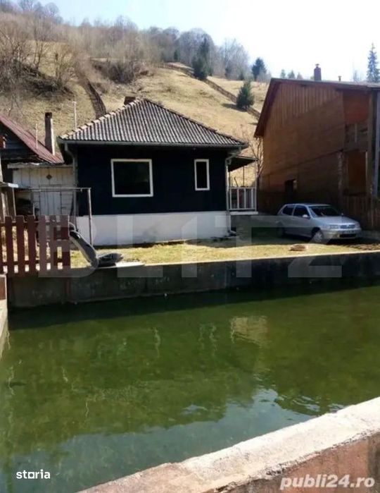 Cabana cu piscina si sistem fotovoltaic, 60 mp, zona Maguri Racatau