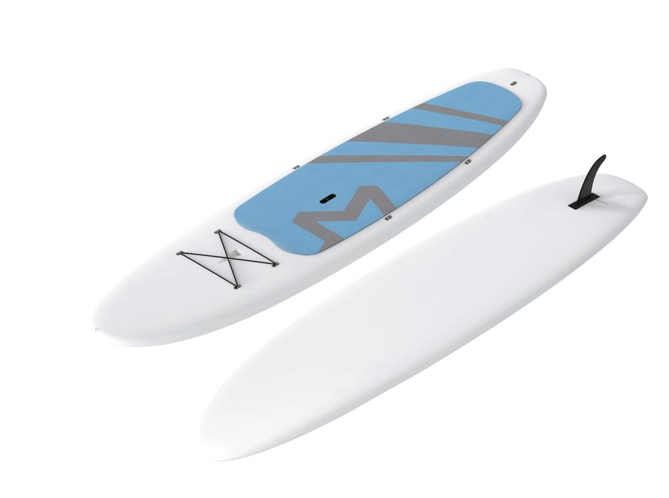 Pagaie GRATUITA: SUP rigid Axoos, 3.29 metri, culoare alba