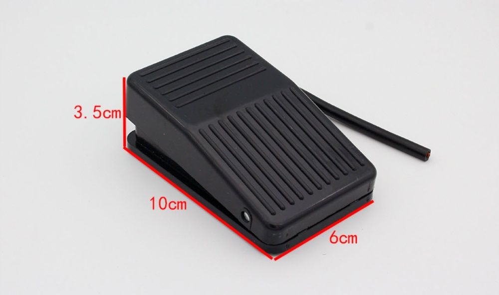 Intrerupator COMUTATOR ELECTRIC pe fir DE PICIOR buton tip pedala ptt