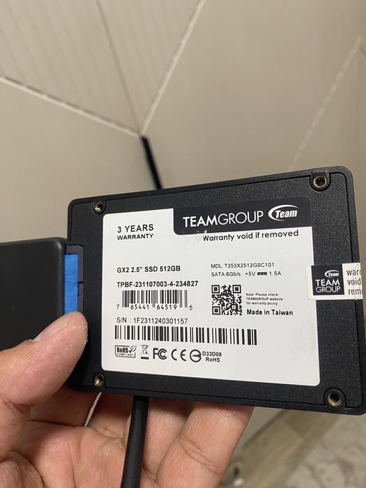 Продам SSD 512gb Teamgroup