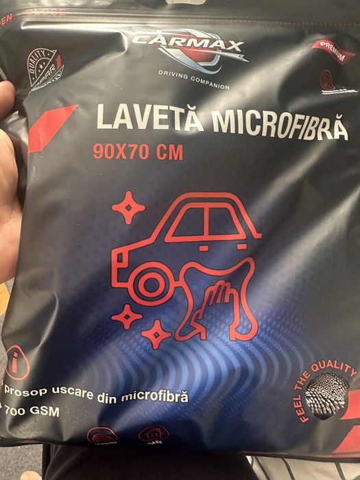 Laveta  Microfibra prosop pentru masina ta uscare rapida