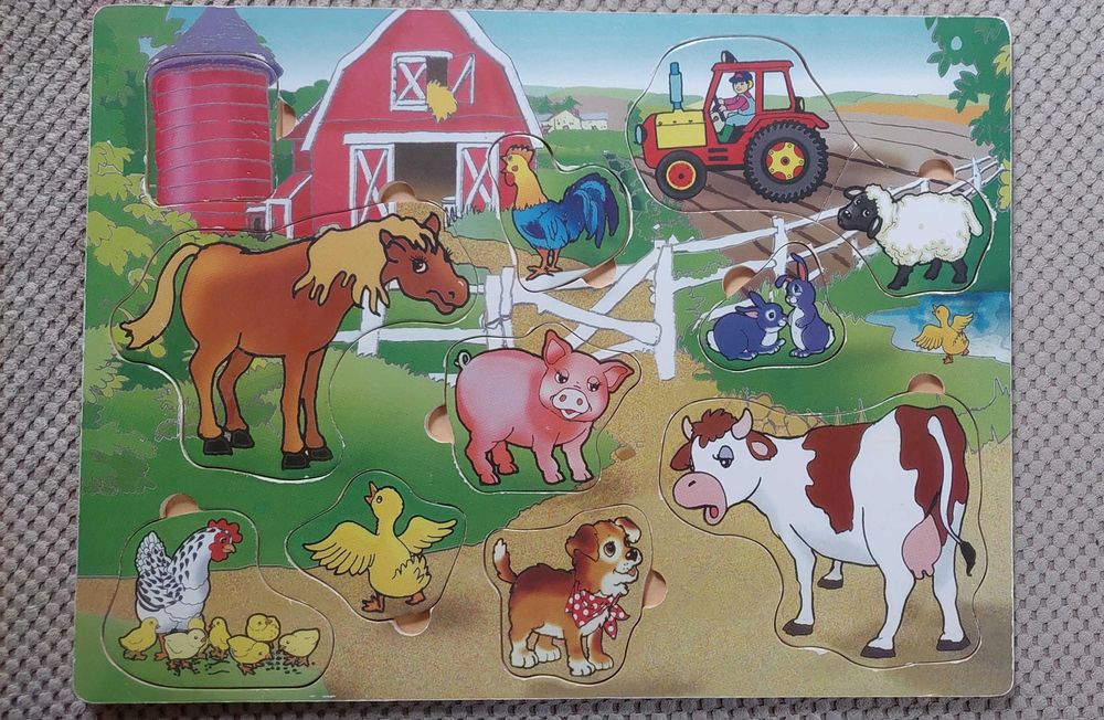 Детски дървени пъзели