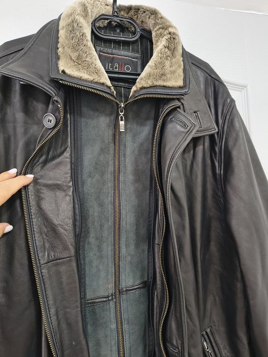 Haină bărbați piele naturală