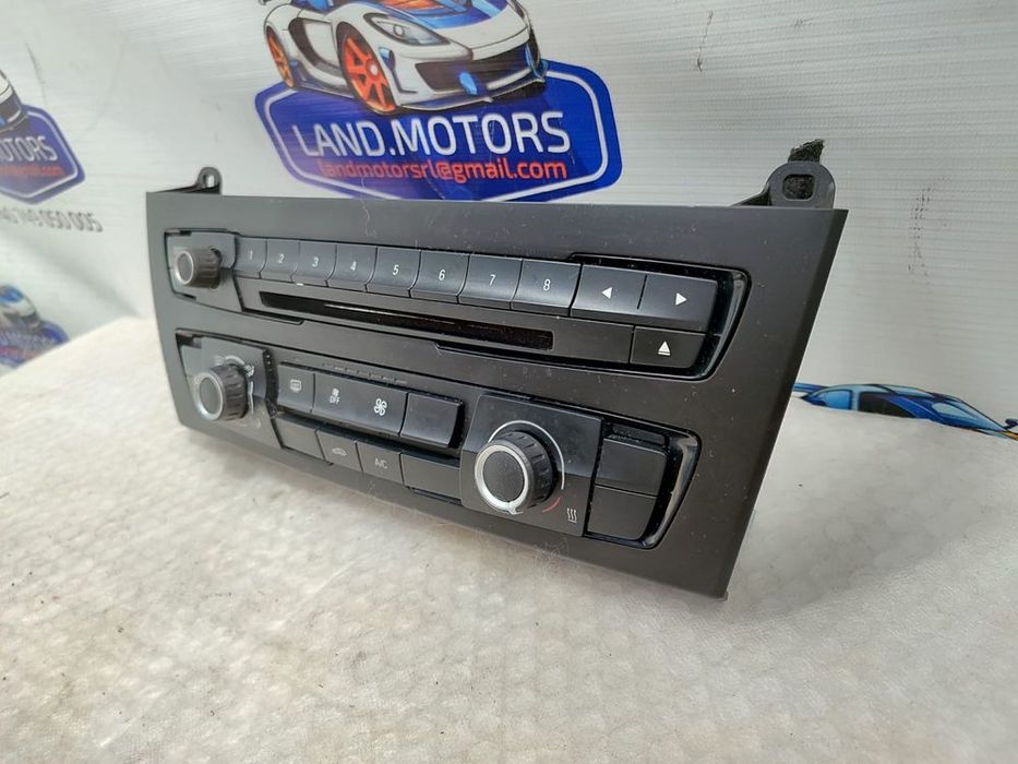 PANOU COMANDĂ CLIMA + PANOU COMANDĂ RADIO AUDIO BMW 1 SERIES F20 2012 / 2011–2015 / COD OEM 6411 9207197-02 / 9207197 (5E2)