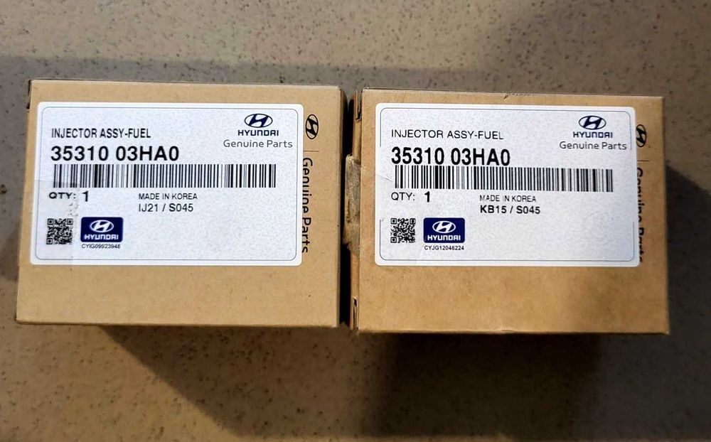 Injector combustibil 3531003HA0,2 bucati NOI,sigilate,ORIG!Kia/Hyundai