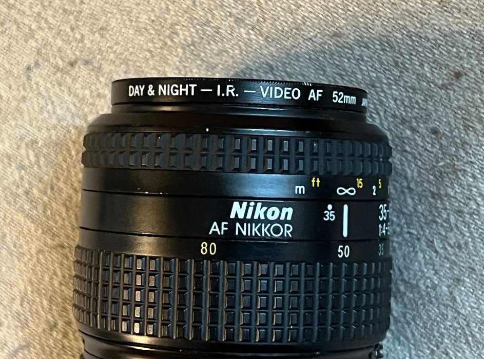 Obiectiv Nikon AF Nikkor 35-80mm f4-5.6 montura F defect inelabc Iasi ...