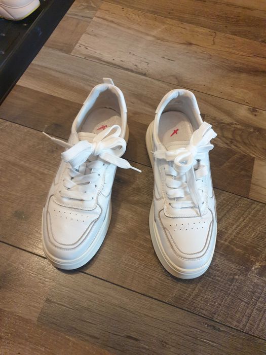 Pantofi piele Gryxx albi 39