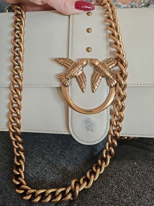 Голяма бяла чанта pinko