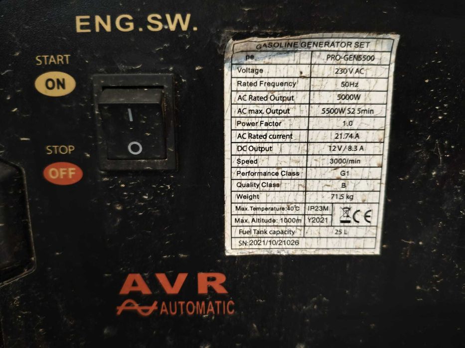 Generator curent 5500w