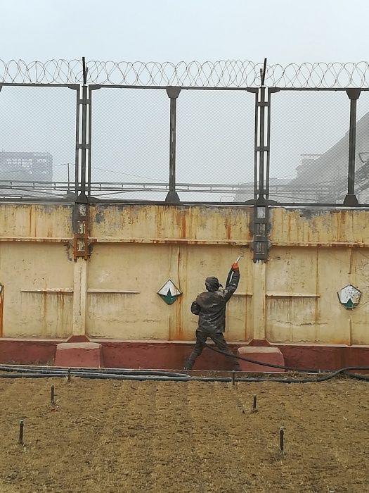 Пескоструй. пескоструйная обработка металлоконструкций