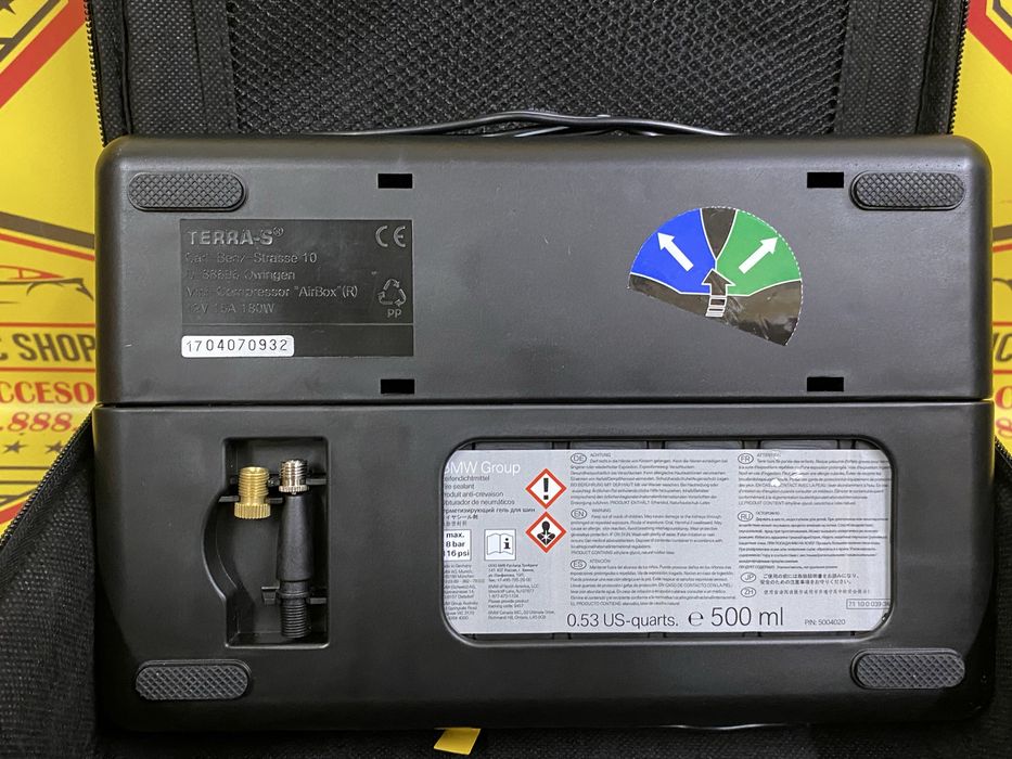 Compresor umflat +spuma reparatie roti Kit pana Mini tyre mobility kit