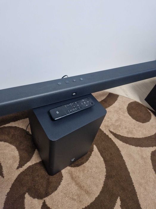 Soundbar JBL BAR 2.1, 300W, bluetooth, subwoofer wireless, Negru