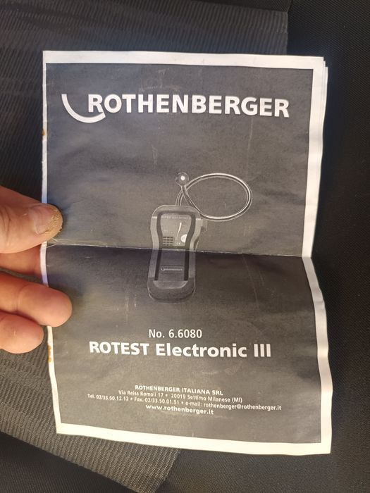 Vând detector scurgeri gaze rothenberger