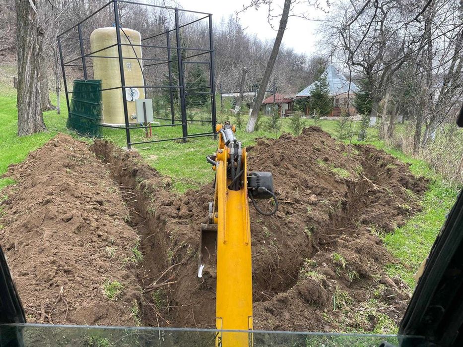 INSTALATOR sanitar autorizat si montaj aer conditionat, mini-excavator săpături fundații gaze canalizare  înpământări prize de pământ