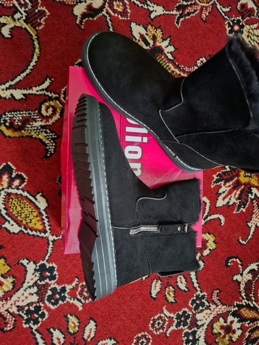 Ботинки полусажки на меху