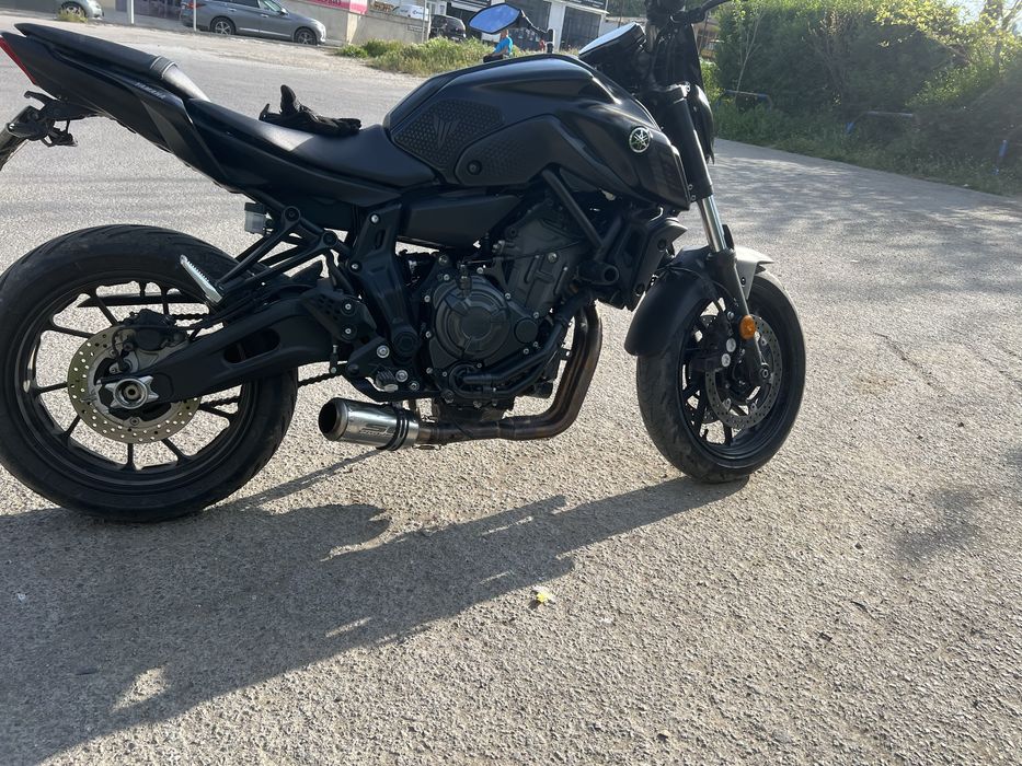 Yamaha MT-07 изпускателна система генерация.