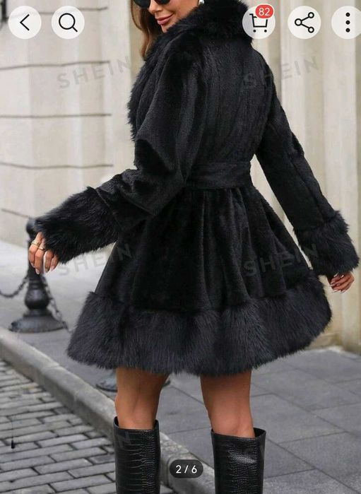 Ново черно палто М